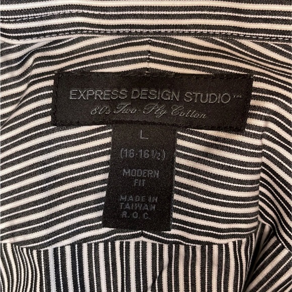 Mens Express LS Dress Shirt - Picture 5 of 6